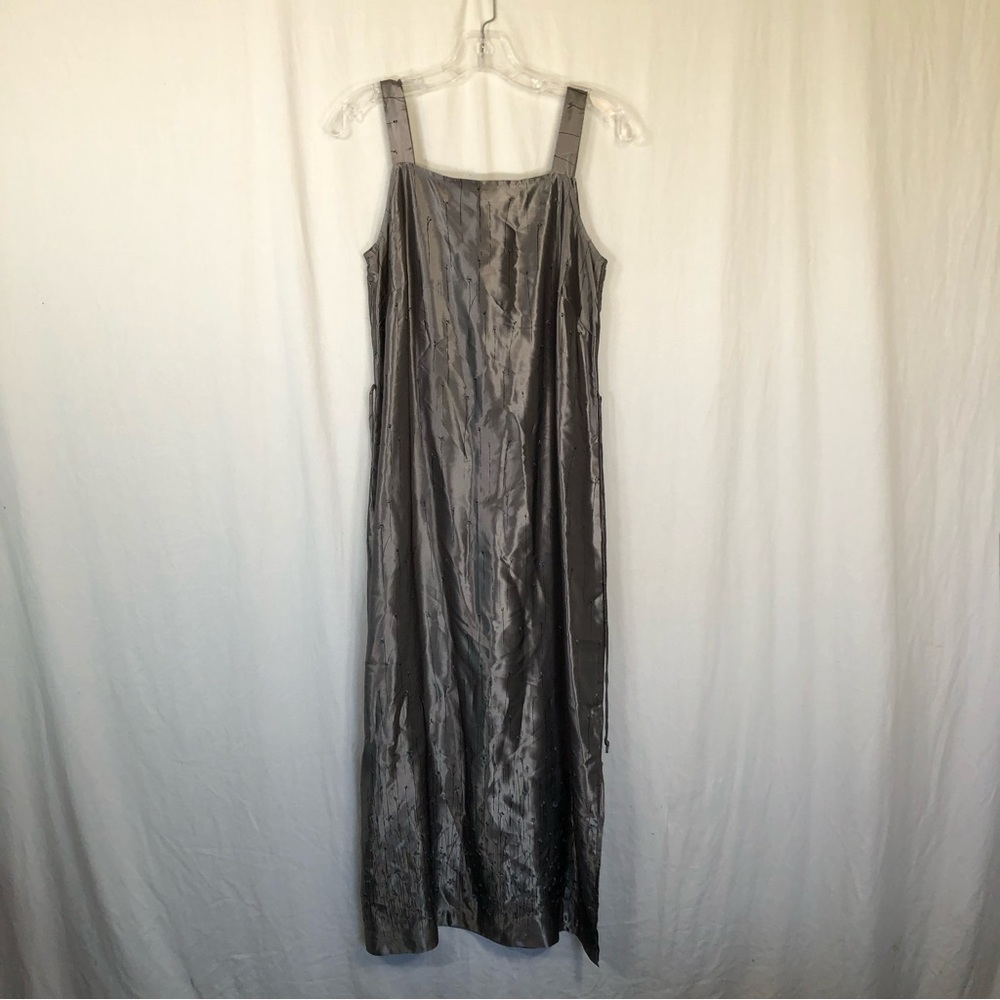 Vintage Y2K Square Neck Midi Dress Sz M